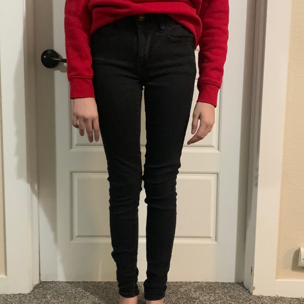 Black America Eagle Outfitters skinny jeans